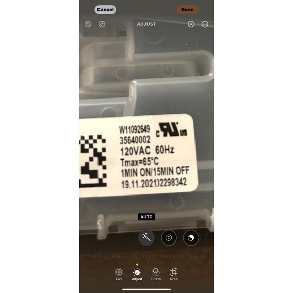 Genuine KitchenAid Dishwasher Detergent Dispenser W11092649 W11412300 - Picture 1 of 5